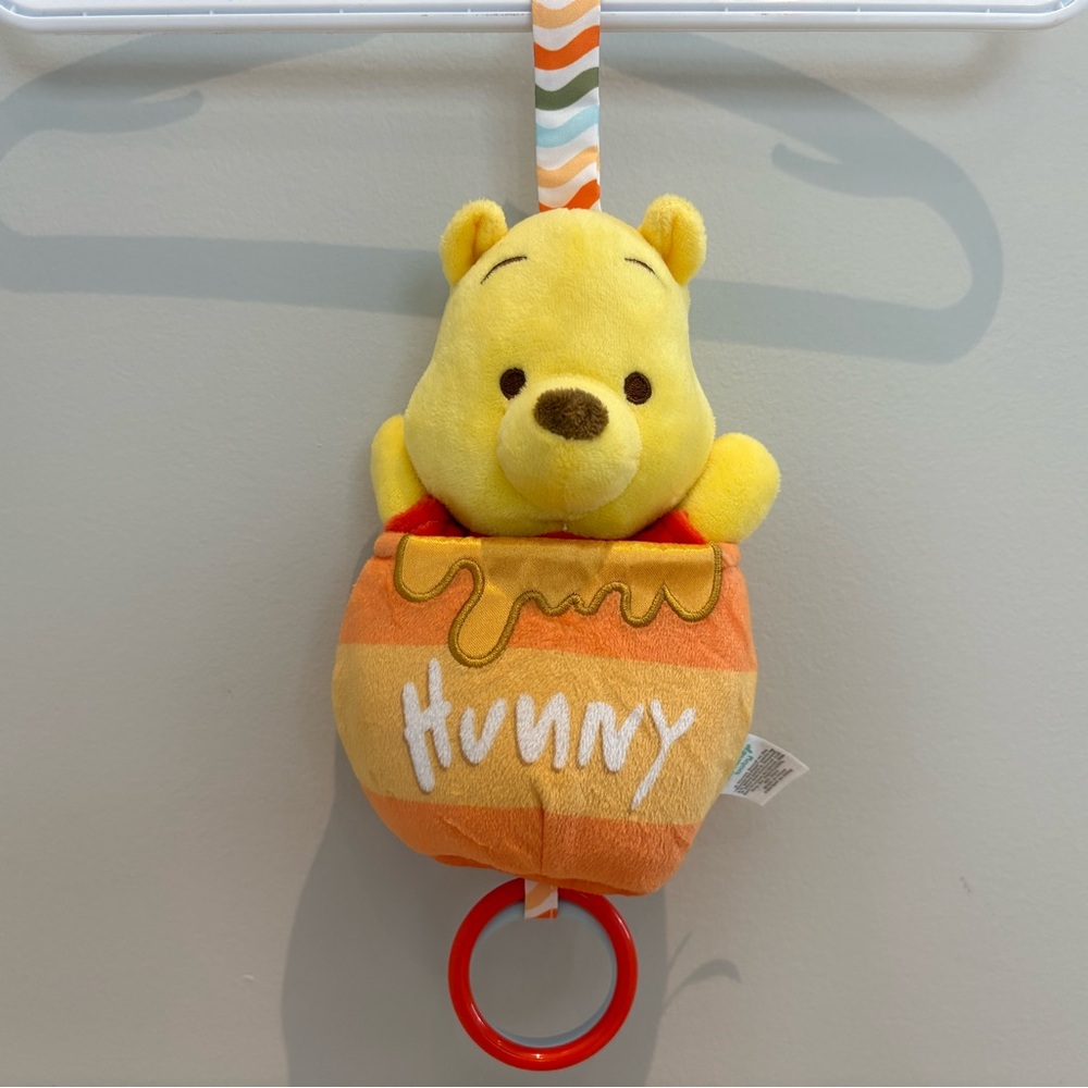 Disney Yellow Winnie the Pooh Plush 'Hunny' Pot Toy